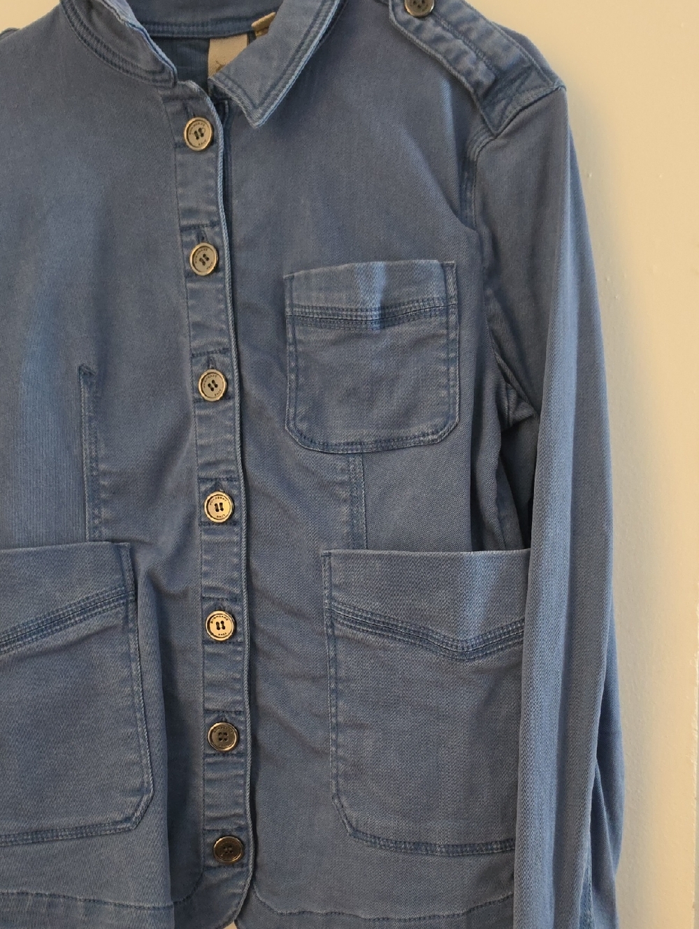 BURBERRY Blue Utility  Jacket - Picture 3 of 12